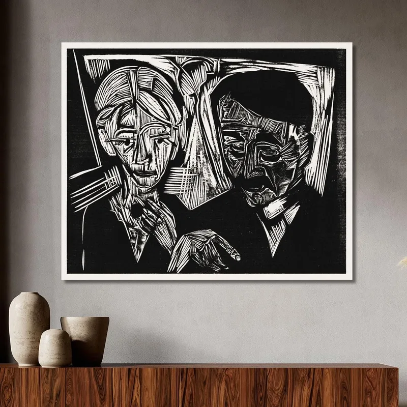 The Married Couple Müller 1919 By The Ernst Ludwig Kirchner