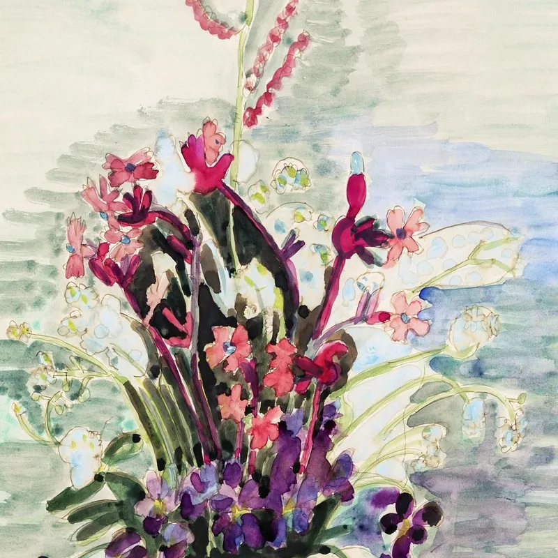 Blumenvase 1929 Ernst Ludwig Kirchner