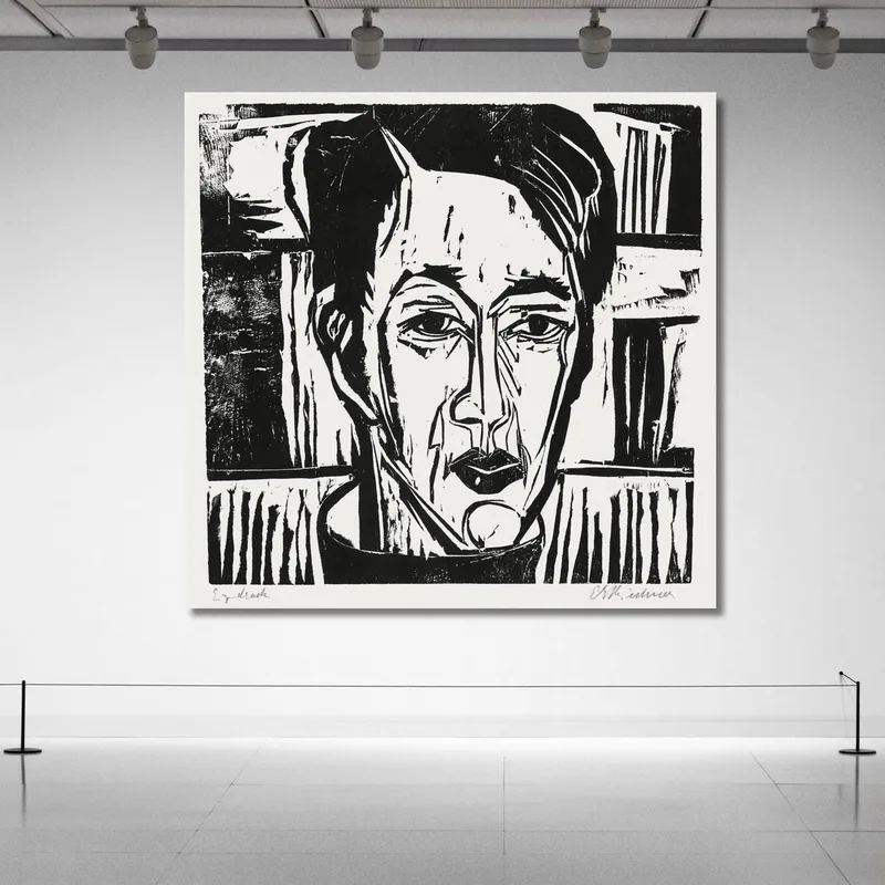 Wehrlin Facing Front 1924 Ernst Ludwig Kirchner