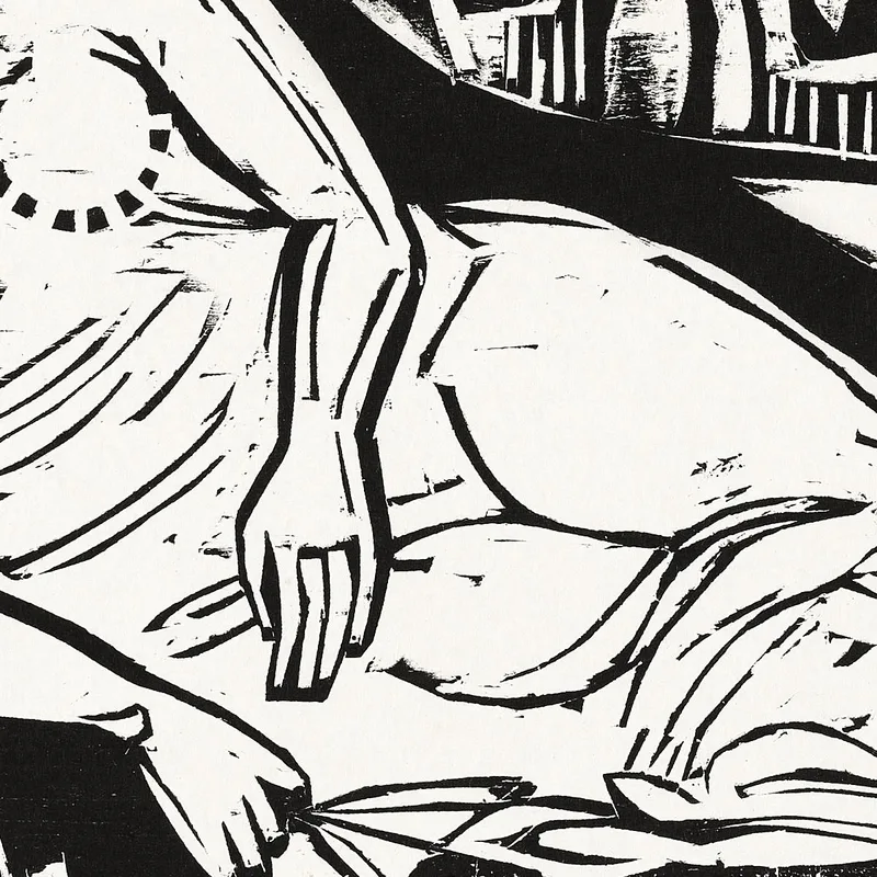 Woman Lying On A Sofa 1926 Ernst Ludwig Kirchner