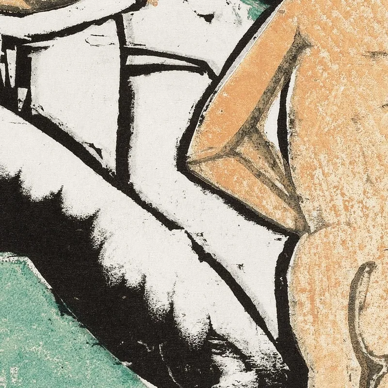 Women Bathing Between White Stones Ernst Ludwig Kirchner