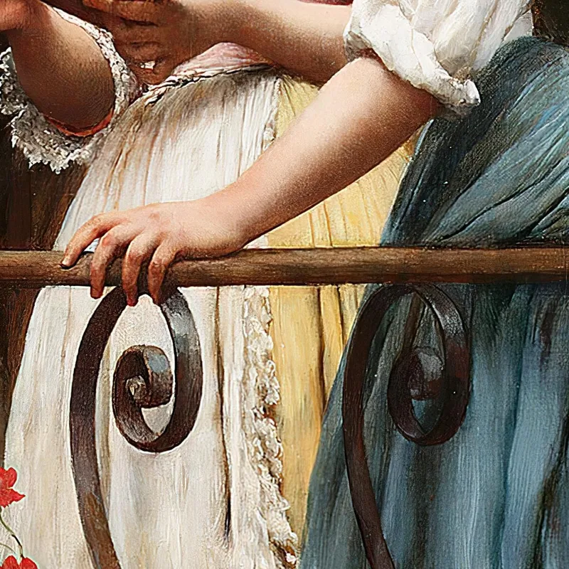 Un Abanico Favorito Eugen von Blaas