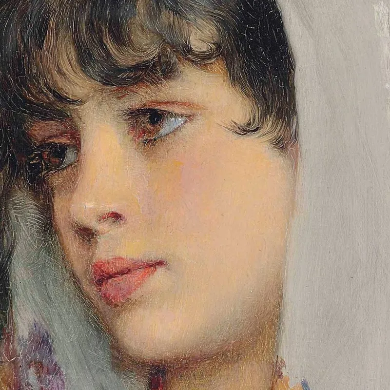 Una Belleza Veneciana Eugen von Blaas