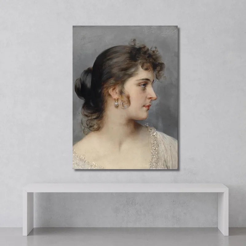 Retrato De Una Dama Eugen von Blaas