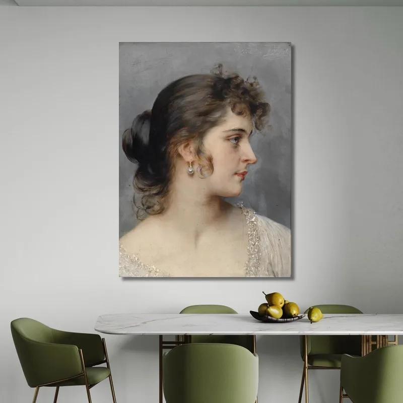 Retrato De Una Dama Eugen von Blaas
