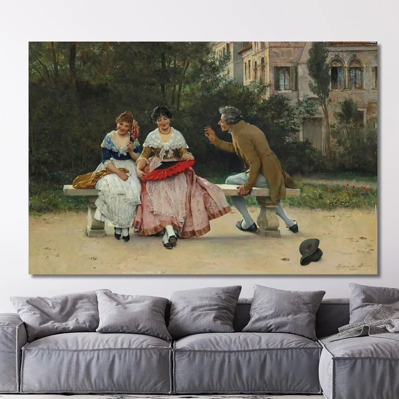 In The Park 2 Eugen von Blaas