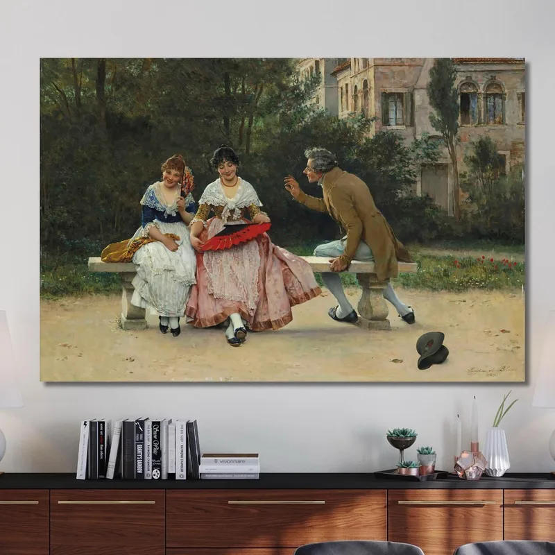 In The Park 2 Eugen von Blaas