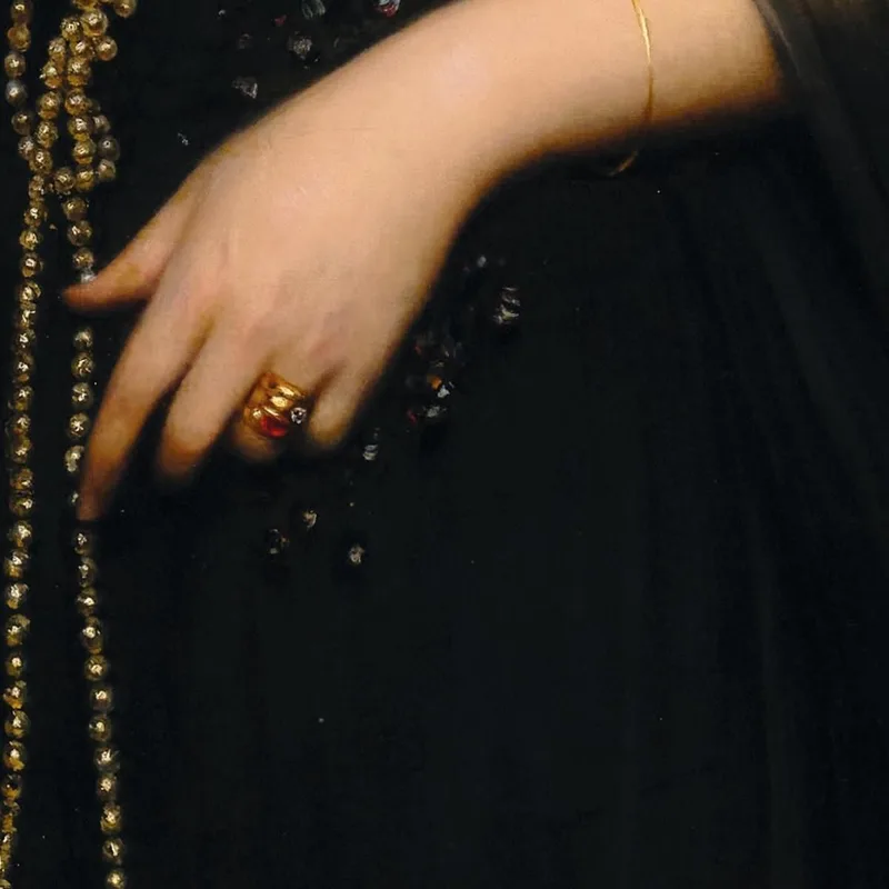 Portrait De Madame Lebreton Eugen von Blaas