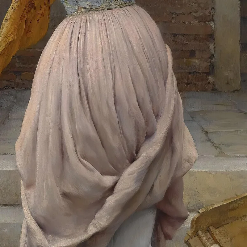 Die Wäscherin Eugen von Blaas