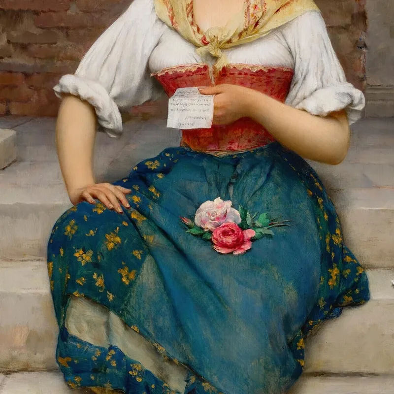 The Love Letter 2 Eugen von Blaas