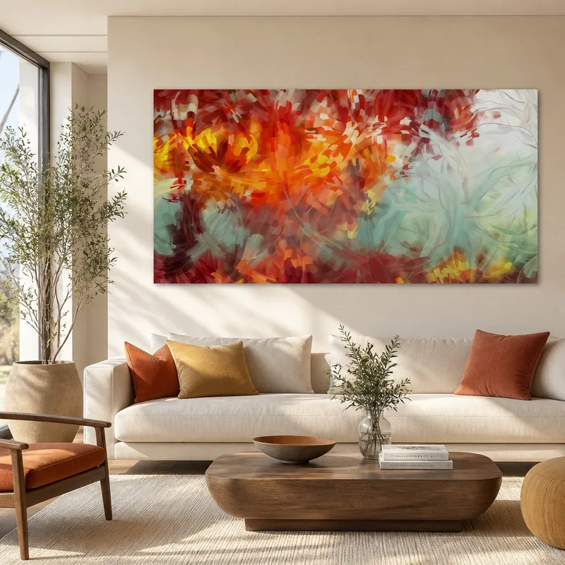 Movimento Astratto Vivace quadro canvas