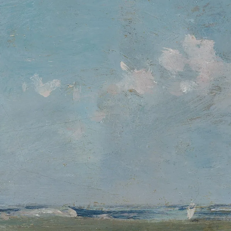 Scene Di Spiaggia A Trouville Eugène Boudin