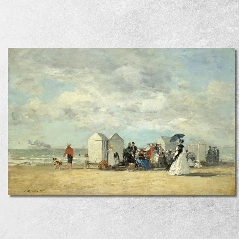 Scene Di Spiaggia Eugène Boudin quadro stampa su tela