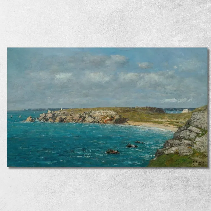 Camaret, La Punta Di Toulinguet Eugène Boudin quadro stampa su tela