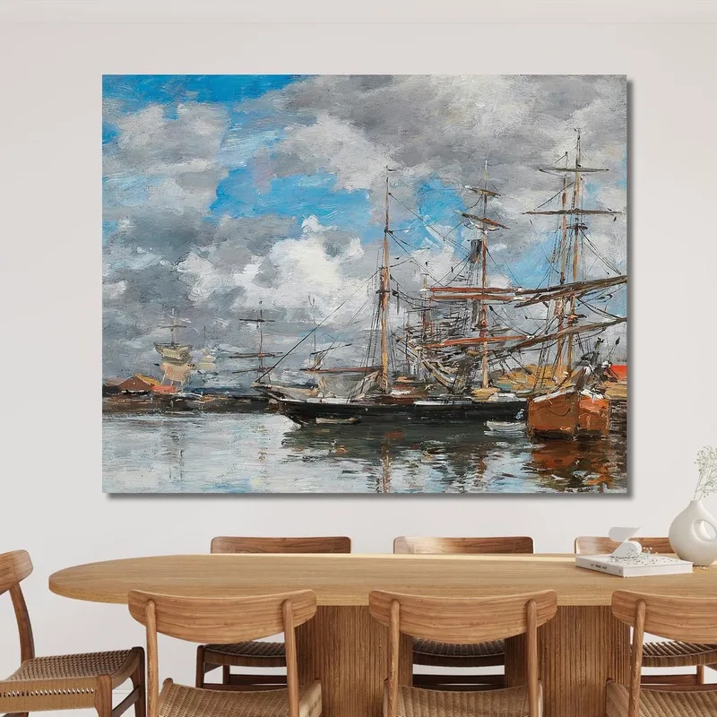 Il Bacino Di Deauville Eugène Boudin