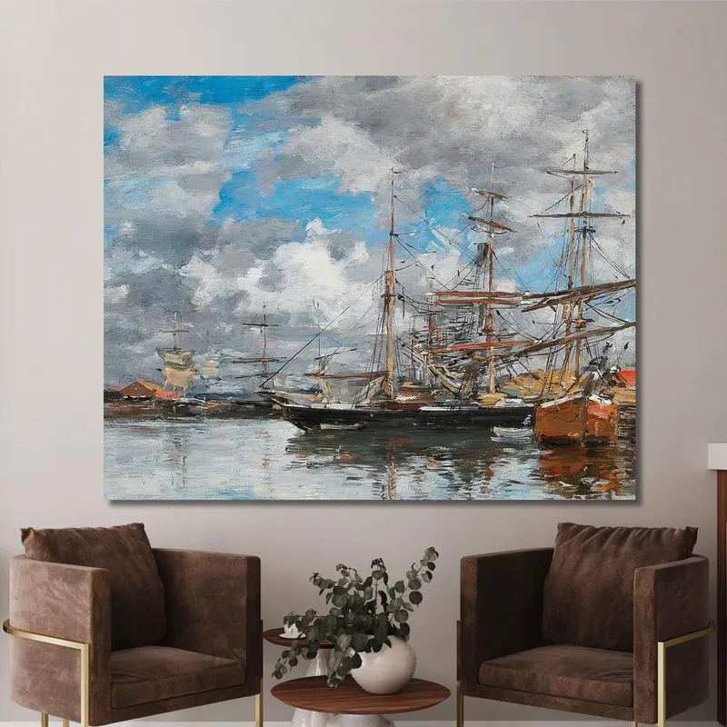 Il Bacino Di Deauville Eugène Boudin