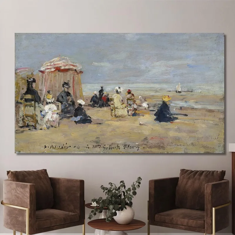 Sulla Spiaggia Eugène Boudin