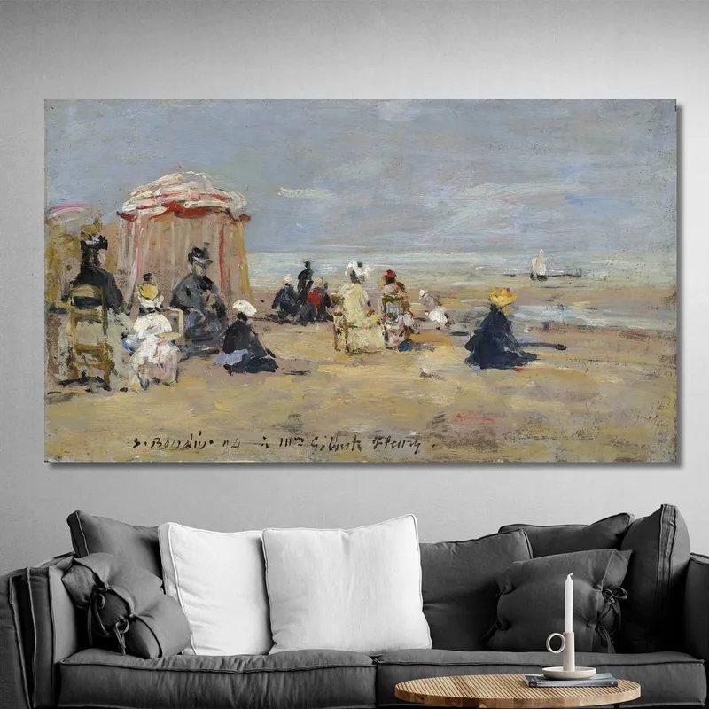 Sulla Spiaggia Eugène Boudin