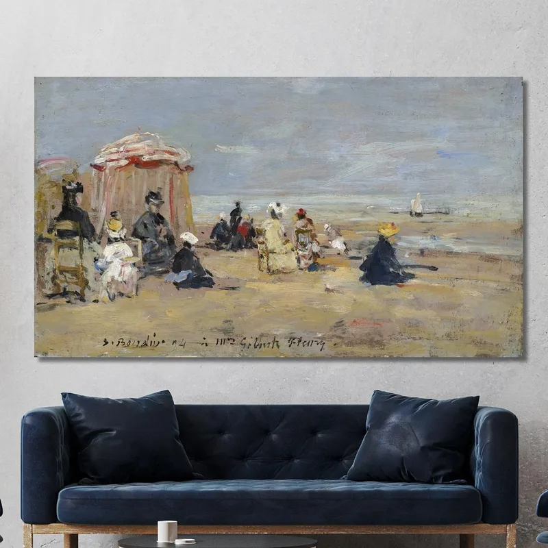 Sulla Spiaggia Eugène Boudin