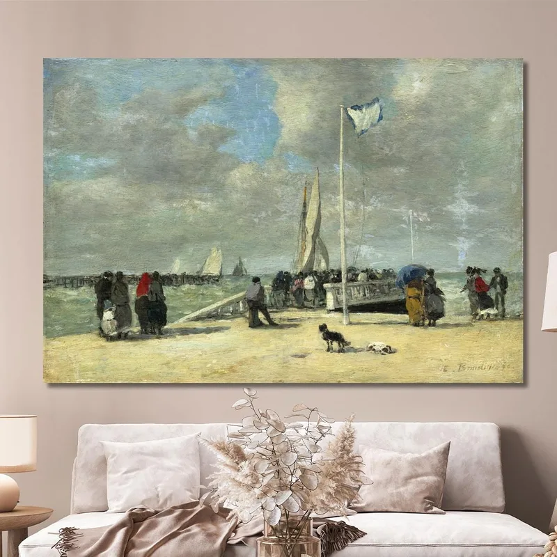 En El Embarcadero Eugène Boudin