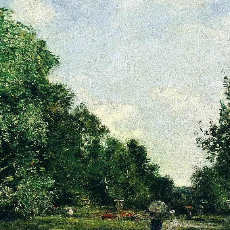 Parc Cordier In Trouville Eugène Boudin