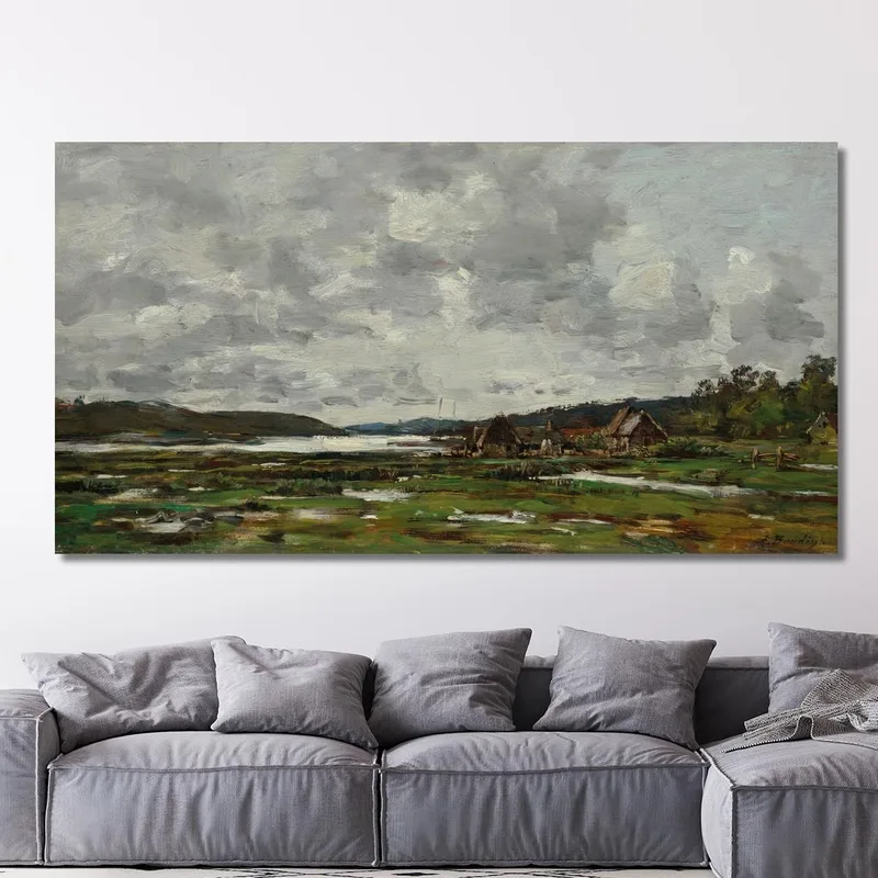 Paisaje Bretón Eugène Boudin