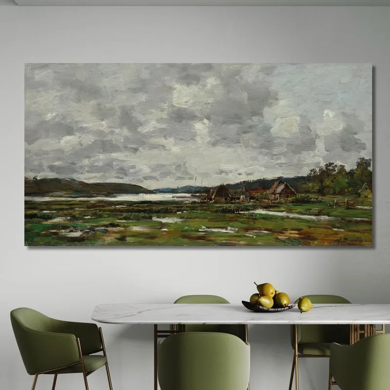 Paisaje Bretón Eugène Boudin