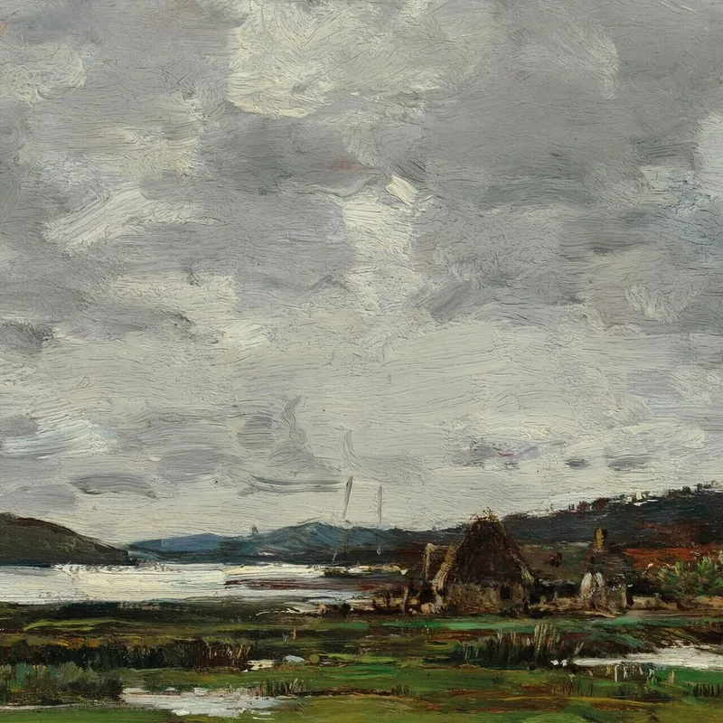 Paisaje Bretón Eugène Boudin