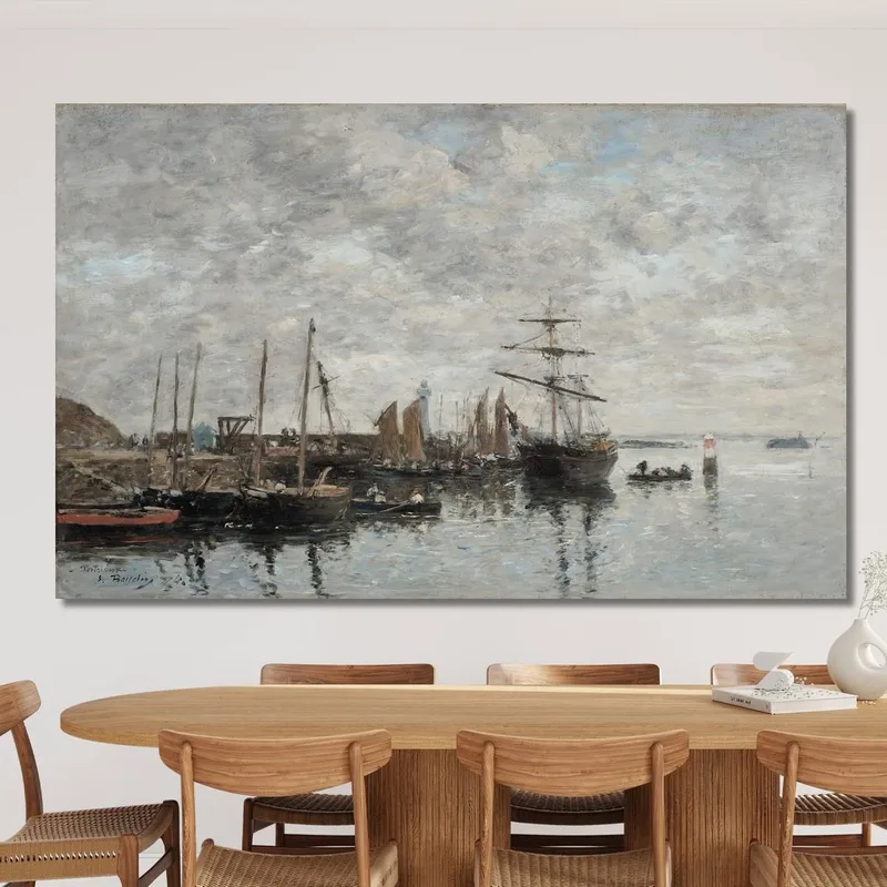 Portrieux The Port Eugène Boudin