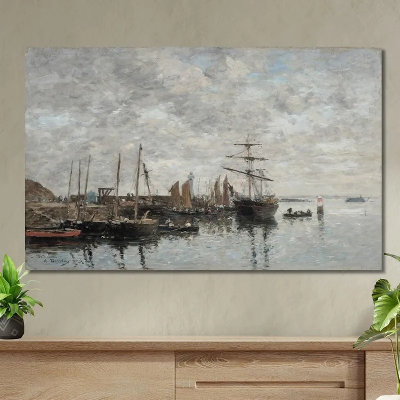 Portrieux The Port Eugène Boudin