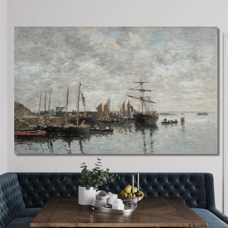 Portrieux The Port Eugène Boudin