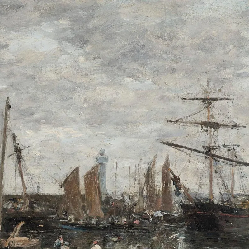 Portrieux The Port Eugène Boudin