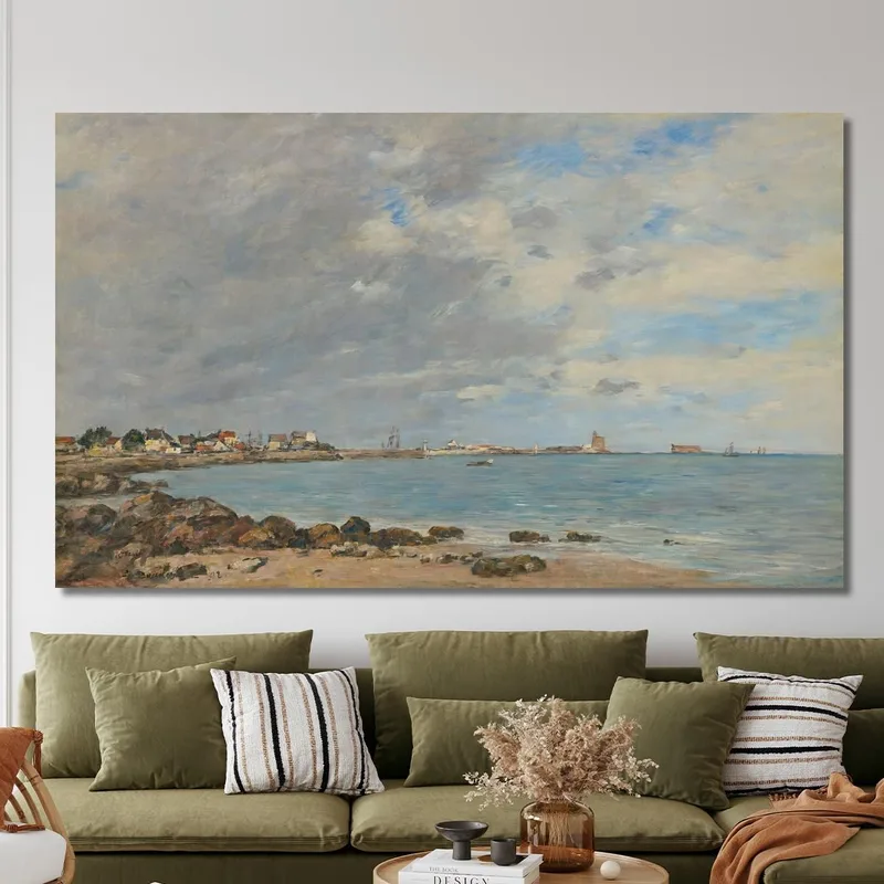 Saint-Vaast-La-Hougue La Baie  Eugène Boudin