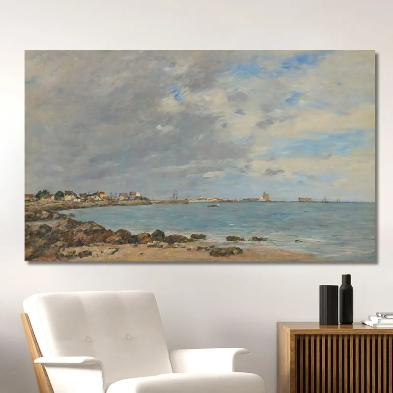 Saint-Vaast-La-Hougue La Baie  Eugène Boudin