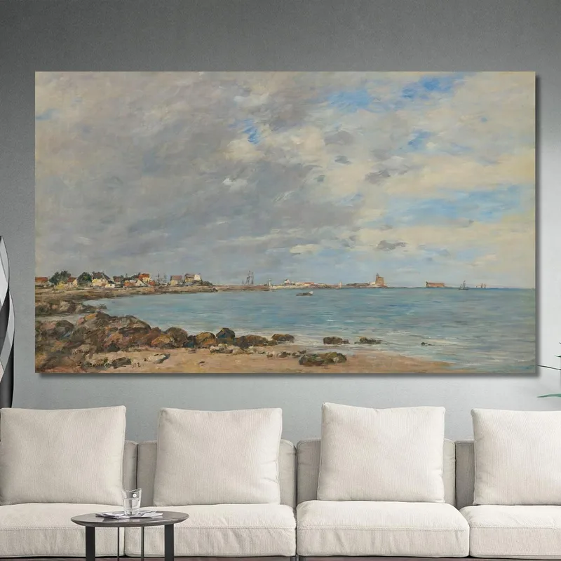 Saint-Vaast-La-Hougue La Baie  Eugène Boudin