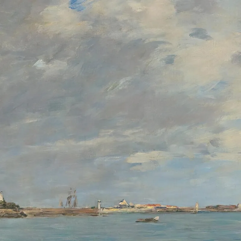 Saint-Vaast-La-Hougue La Baie  Eugène Boudin