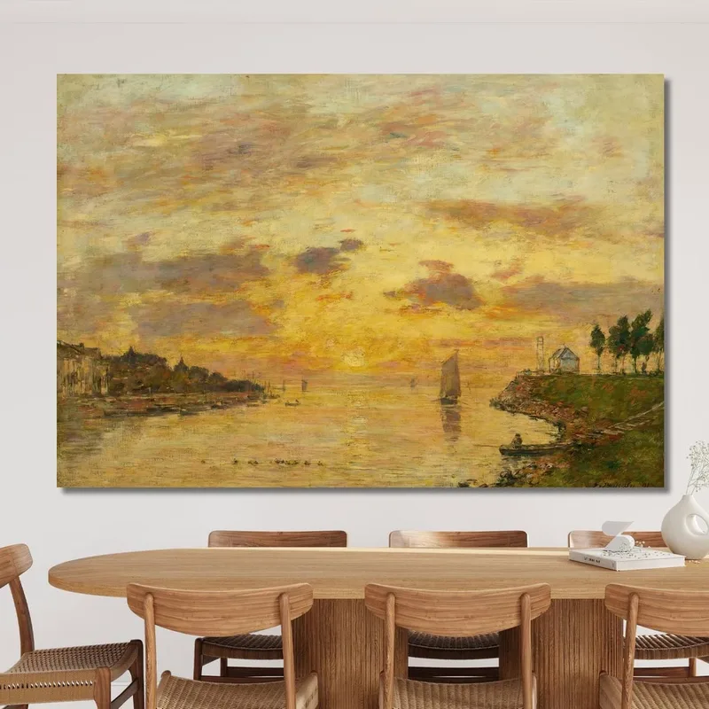 Saint-Valery-Sur-Somme The Mouth Of The Somme Eugène Boudin
