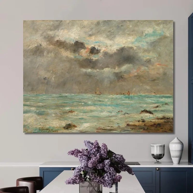 Die Küste Bei Trouville Eugène Boudin