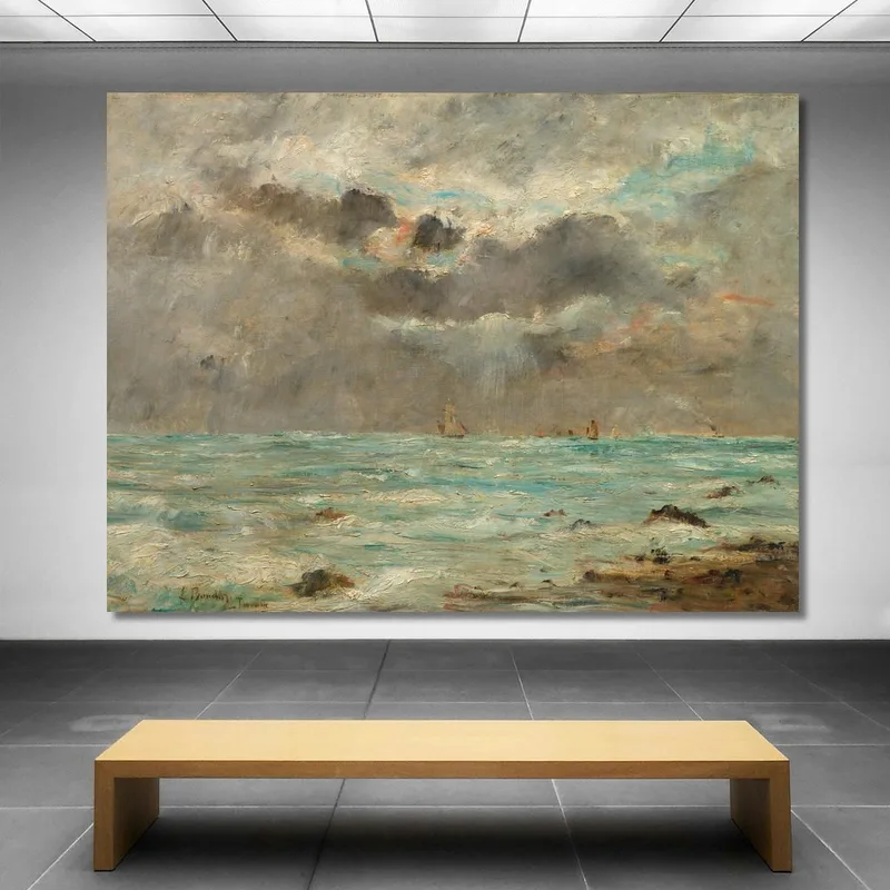 Die Küste Bei Trouville Eugène Boudin