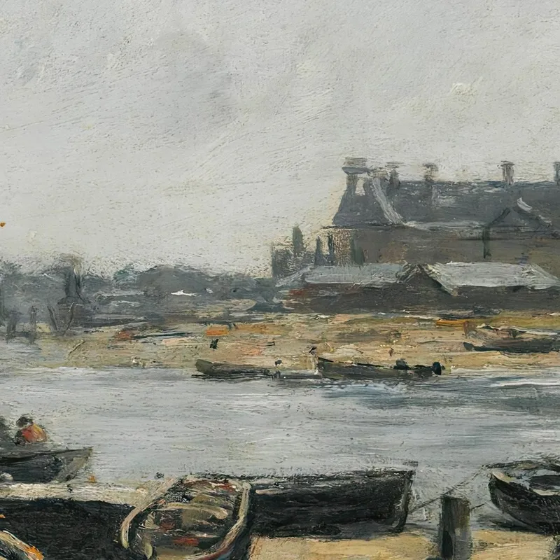 Trouville View Of The Port From The Pier Eugène Boudin