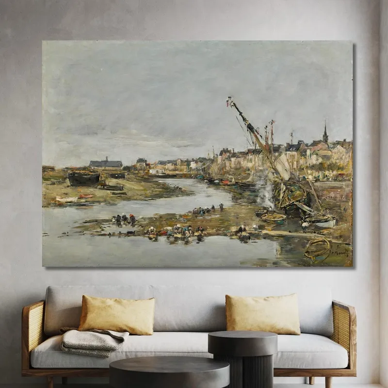 Trouville. El Puerto Eugène Boudin
