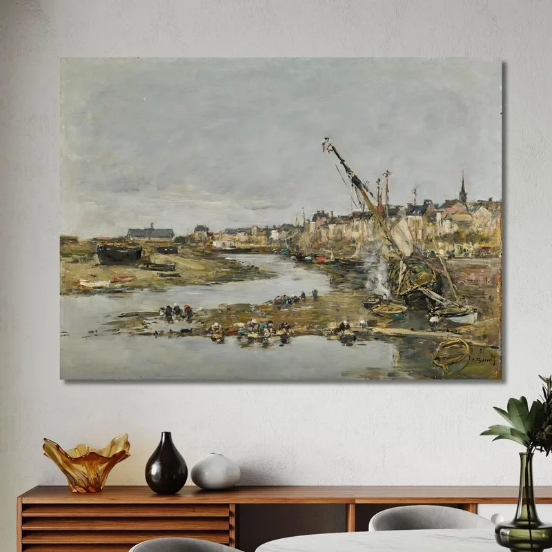 Trouville. El Puerto Eugène Boudin