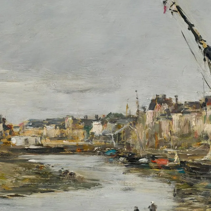 Trouville. El Puerto Eugène Boudin