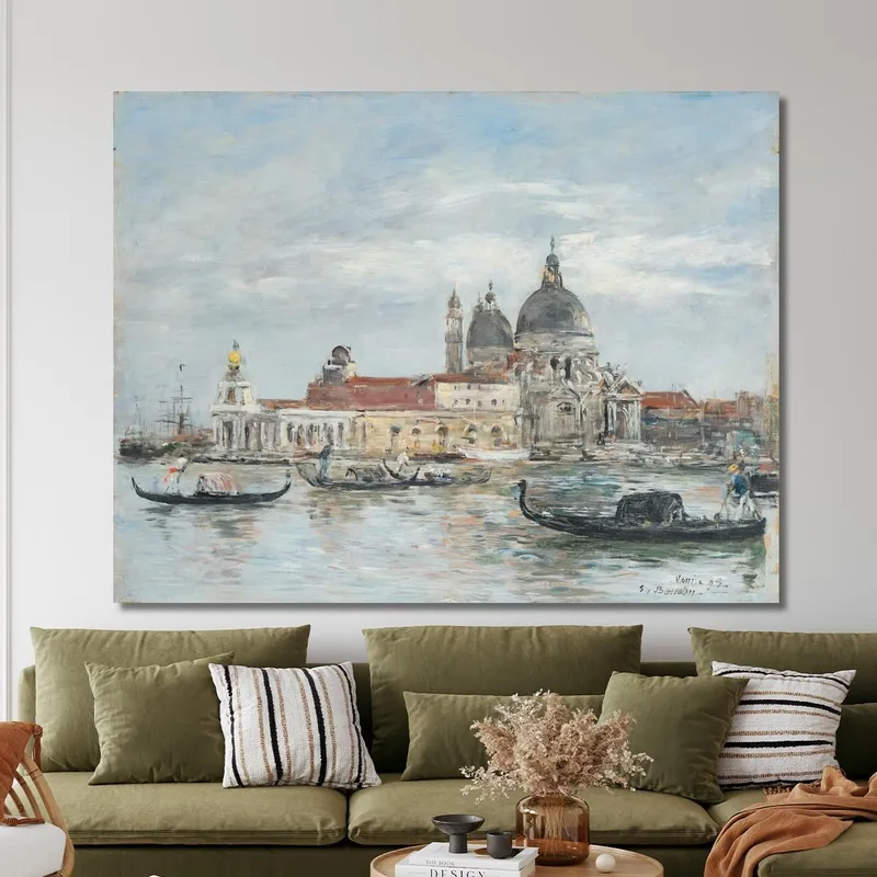 Venezia. La Salute. La Dogana Eugène Boudin