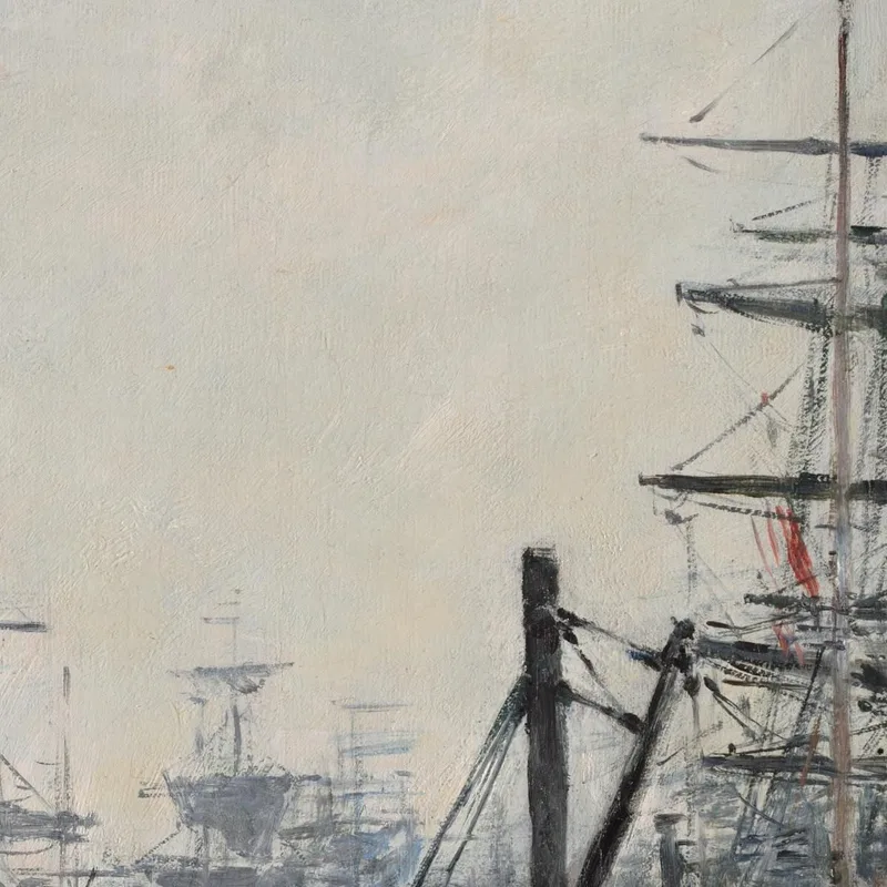 Vista De Burdeos Desde El Muelle De Los Cartujos Eugène Boudin