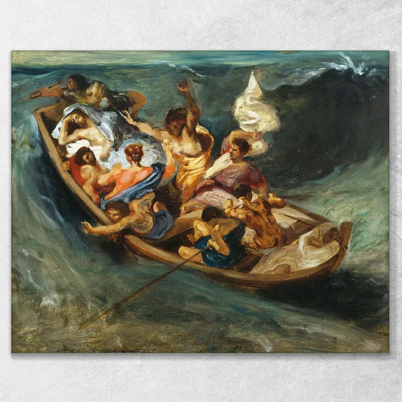 Cristo Sul Mare Di Galilea 1841 Eugène Delacroix