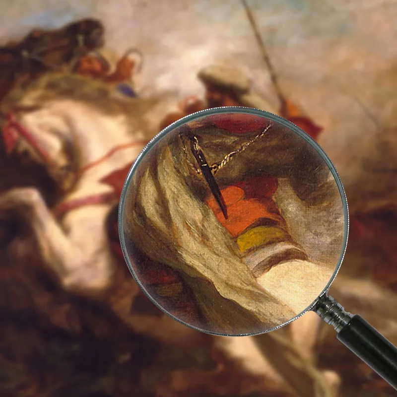 Colisión De Jinetes Moros Eugène Delacroix