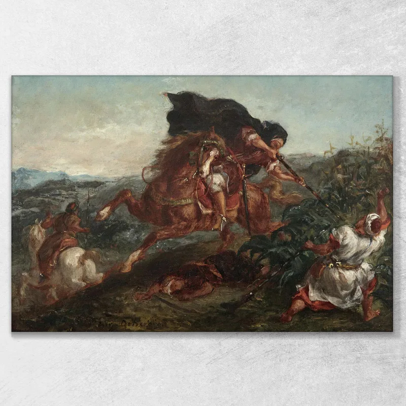 El Combate Eugène Delacroix