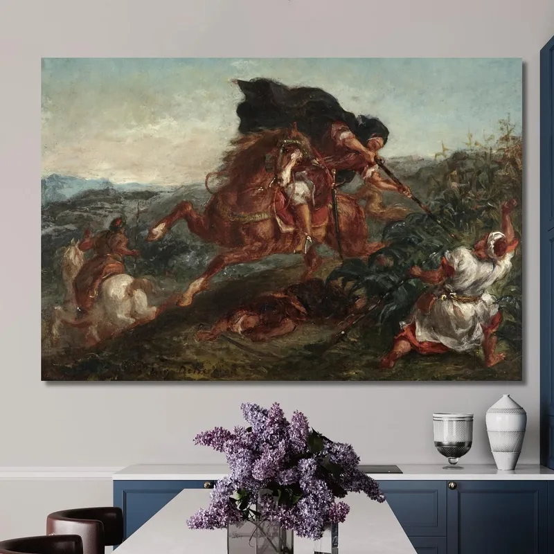 El Combate Eugène Delacroix