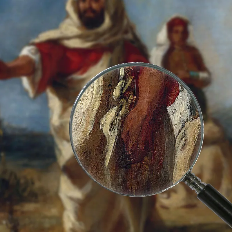 Cacique Marroquí Eugène Delacroix